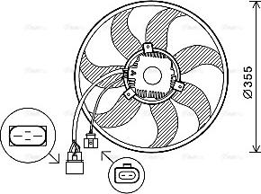 Ava Quality Cooling VN7534 - Tuuletin, moottorin jäähdytys inparts.fi