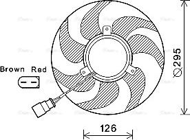 Ava Quality Cooling VN7536 - Tuuletin, moottorin jäähdytys inparts.fi