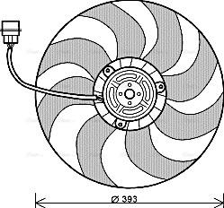 Ava Quality Cooling VN7526 - Tuuletin, moottorin jäähdytys inparts.fi