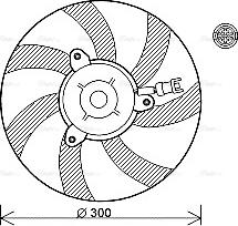 Ava Quality Cooling VN7527 - Tuuletin, moottorin jäähdytys inparts.fi