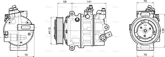 Ava Quality Cooling VNAK446 - Kompressori, ilmastointilaite inparts.fi