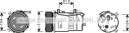 Ava Quality Cooling VNAK046 - Kompressori, ilmastointilaite inparts.fi