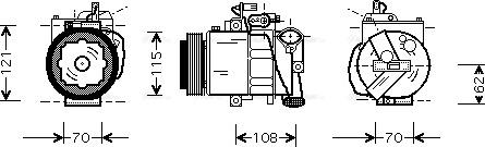 Ava Quality Cooling VNAK064 - Kompressori, ilmastointilaite inparts.fi