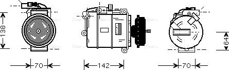 Ava Quality Cooling VNAK087 - Kompressori, ilmastointilaite inparts.fi