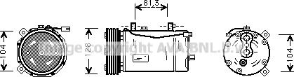 Ava Quality Cooling VNK164 - Kompressori, ilmastointilaite inparts.fi