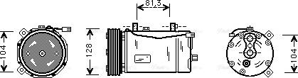 Ava Quality Cooling VNAK164 - Kompressori, ilmastointilaite inparts.fi