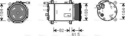 Ava Quality Cooling VNAK167 - Kompressori, ilmastointilaite inparts.fi