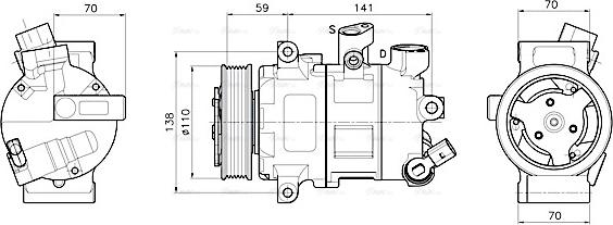 Ava Quality Cooling VNAK341 - Kompressori, ilmastointilaite inparts.fi