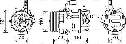 Ava Quality Cooling VNAK375 - Kompressori, ilmastointilaite inparts.fi