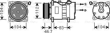 Ava Quality Cooling VNAK288 - Kompressori, ilmastointilaite inparts.fi