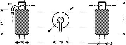 Ava Quality Cooling VND051 - Kuivain, ilmastointilaite inparts.fi