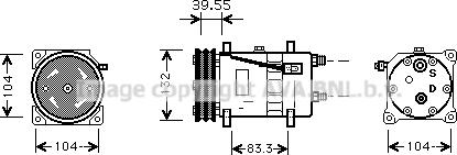 Ava Quality Cooling VNK074 - Kompressori, ilmastointilaite inparts.fi