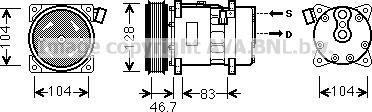 Ava Quality Cooling VNK309 - Kompressori, ilmastointilaite inparts.fi