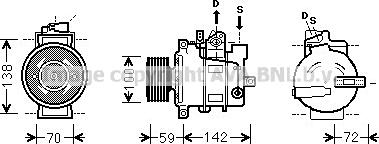 Ava Quality Cooling VNK380 - Kompressori, ilmastointilaite inparts.fi