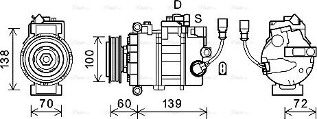 Ava Quality Cooling VNK382 - Kompressori, ilmastointilaite inparts.fi