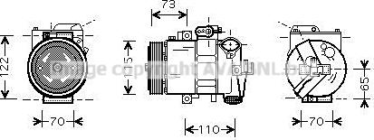 Ava Quality Cooling VNK240 - Kompressori, ilmastointilaite inparts.fi