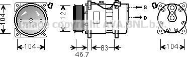 Ava Quality Cooling VNK288 - Kompressori, ilmastointilaite inparts.fi