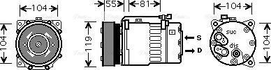 Ava Quality Cooling VNK270 - Kompressori, ilmastointilaite inparts.fi