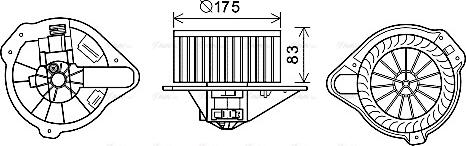 Ava Quality Cooling VO8182 - Sisätilapuhallin inparts.fi