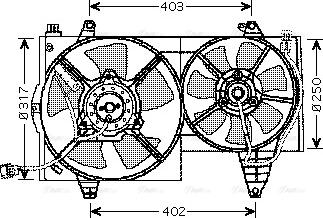 Ava Quality Cooling VO 7505 - Tuuletin, moottorin jäähdytys inparts.fi