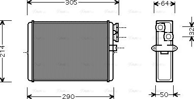 Ava Quality Cooling VOA6110 - Lämmityslaitteen kenno inparts.fi