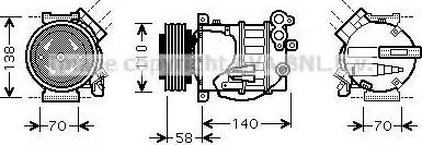 Ava Quality Cooling VO K144 - Kompressori, ilmastointilaite inparts.fi