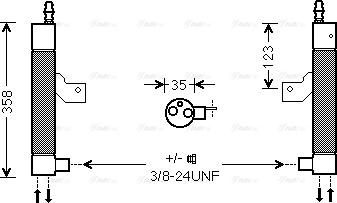 Ava Quality Cooling VO D146 - Kuivain, ilmastointilaite inparts.fi