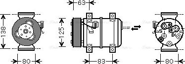 Ava Quality Cooling VO K120 - Kompressori, ilmastointilaite inparts.fi