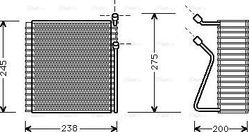 Ava Quality Cooling VO V091 - Höyrystin, ilmastointilaite inparts.fi