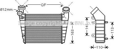 Ava Quality Cooling VW 4216 - Välijäähdytin inparts.fi