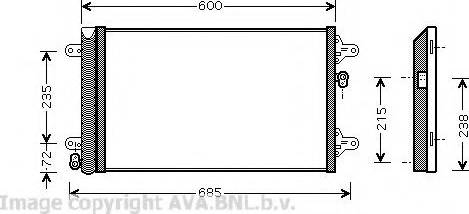 Ava Quality Cooling VW 5183 - Lauhdutin, ilmastointilaite inparts.fi