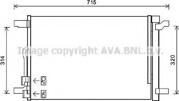 Ava Quality Cooling VW5335 - Lauhdutin, ilmastointilaite inparts.fi