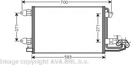 Ava Quality Cooling VW 5209 - Lauhdutin, ilmastointilaite inparts.fi