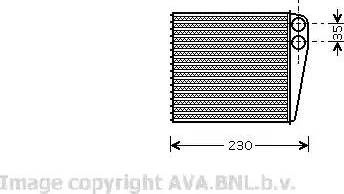 Ava Quality Cooling VW6229 - Lämmityslaitteen kenno inparts.fi