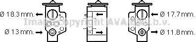 Ava Quality Cooling VW1311 - Paisuntaventtiili, ilmastointilaite inparts.fi