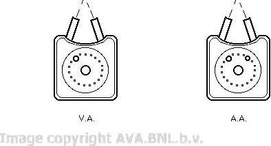 Ava Quality Cooling VW 3147 - Moottoriöljyn jäähdytin inparts.fi