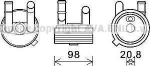 Ava Quality Cooling VW3396 - Öljynjäähdytin, autom. vaihteisto inparts.fi