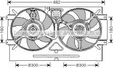 Ava Quality Cooling VW7518 - Tuuletin, moottorin jäähdytys inparts.fi