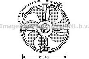 Ava Quality Cooling VW 7512 - Tuuletin, moottorin jäähdytys inparts.fi