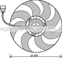 Ava Quality Cooling VW 7526 - Tuuletin, moottorin jäähdytys inparts.fi