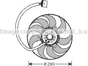 Ava Quality Cooling VW7520 - Tuuletin, moottorin jäähdytys inparts.fi