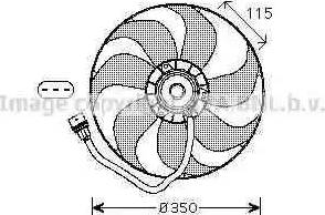 Ava Quality Cooling VW 7521 - Tuuletin, moottorin jäähdytys inparts.fi