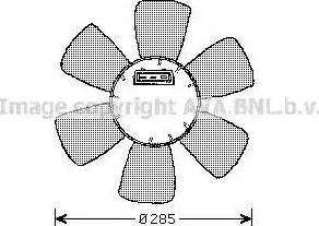 Ava Quality Cooling VW7524 - Tuuletin, moottorin jäähdytys inparts.fi