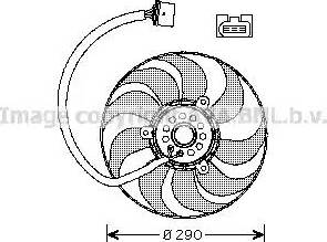 Ava Quality Cooling VW 7522 - Tuuletin, moottorin jäähdytys inparts.fi