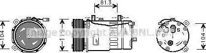 Ava Quality Cooling VWAK046 - Kompressori, ilmastointilaite inparts.fi