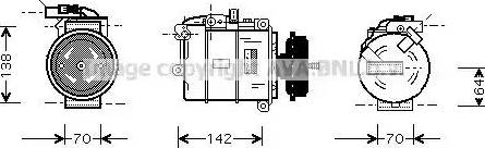 Ava Quality Cooling VWAK087 - Kompressori, ilmastointilaite inparts.fi