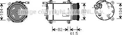 Ava Quality Cooling VWAK167 - Kompressori, ilmastointilaite inparts.fi