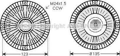 Ava Quality Cooling VW C274 - Kytkin, jäähdytystuuletin inparts.fi