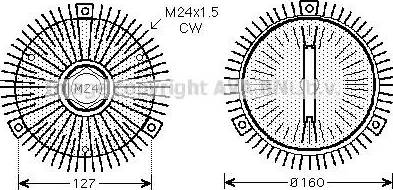 Ava Quality Cooling VW C275 - Kytkin, jäähdytystuuletin inparts.fi