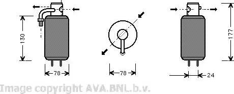 Ava Quality Cooling VW D051 - Kuivain, ilmastointilaite inparts.fi